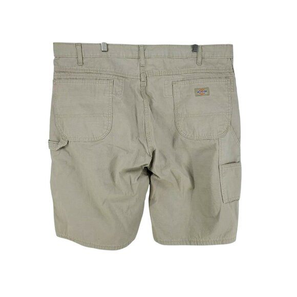 Dickies Carpenter Shorts Men's Size 42 Tan Ripstop Cotton - Picture 3 of 6